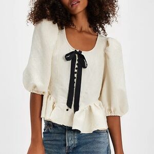 Free People Pamela Bow Top